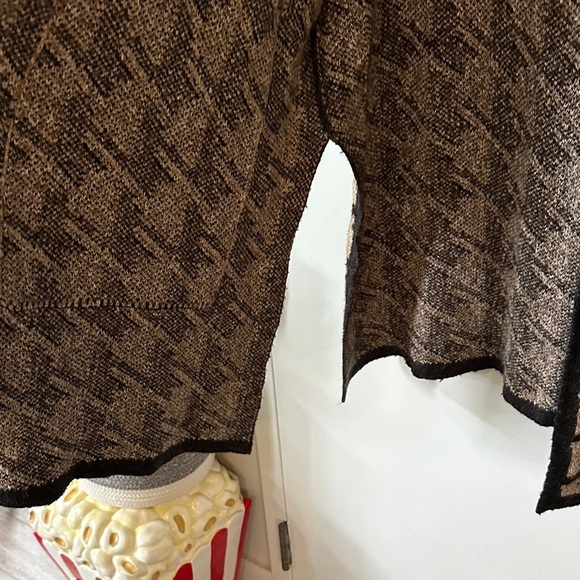 ZARA KNIT | Rare Vintage Cardigan Knit Houndstooth Sweater Hoodie - Picture 8 of 11